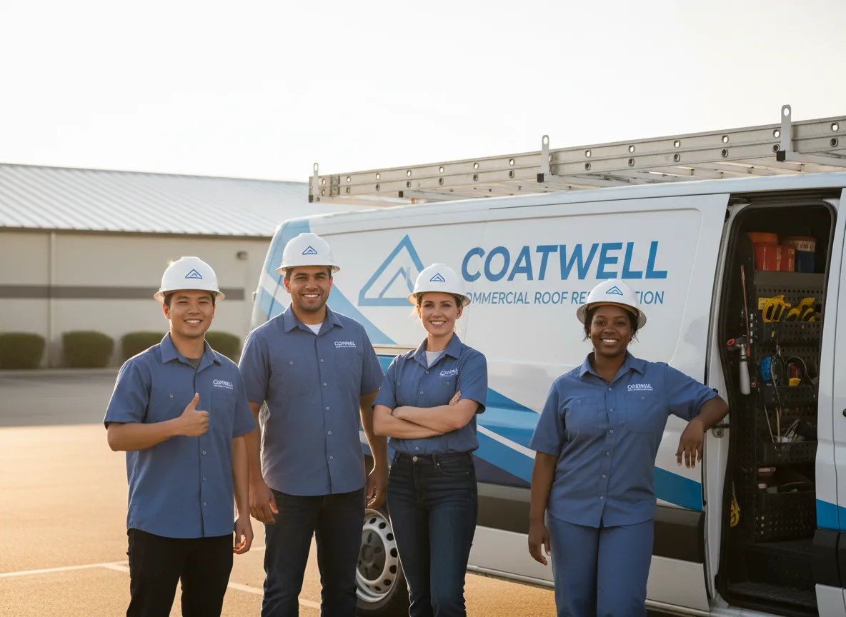 Commercial roof coating company in Rentiesville, OK